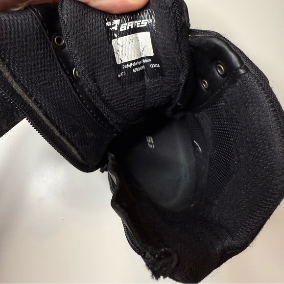Bates Men's Black Combat Boots side zipper, guessing size 7 - see measurements - Picture 10 of 11